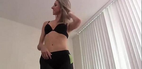  I love how horny you get when I do my yoga JOI